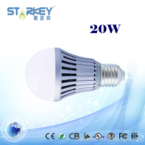 20W E27/E26 Aluminium LED Bulb Light